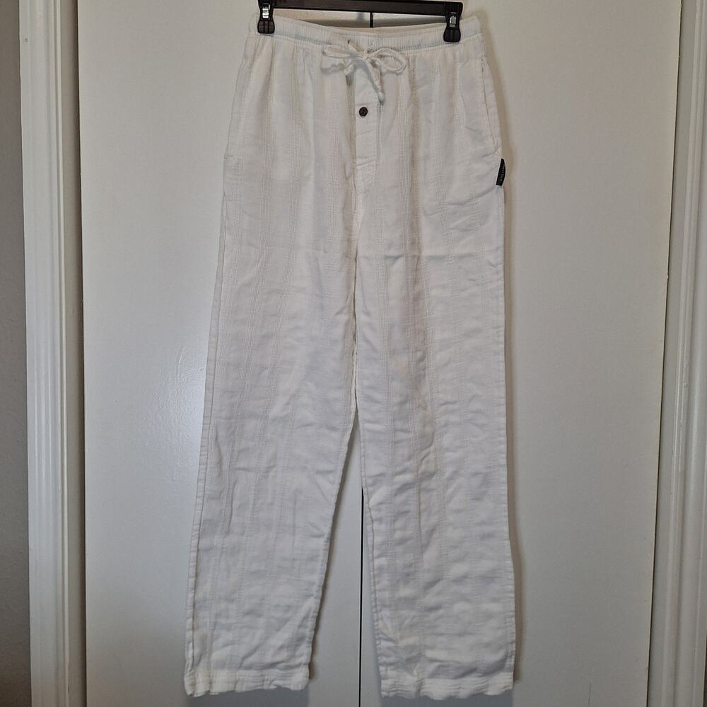 Perry Ellis Portfolio Sleepwear Cotton Pajama Pants w Pockets Mens Medium
